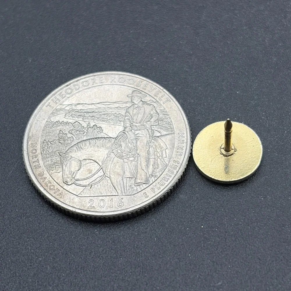 Green Cross For Safety Tiny Lapel Hat‎ Pin